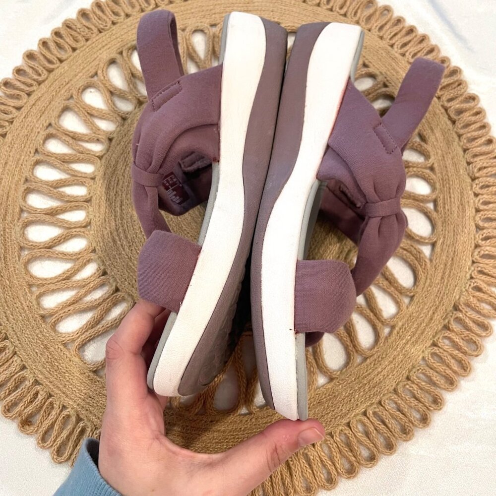 Clarks Cloudstepper Adjustable Lavender Open Toe … - image 6